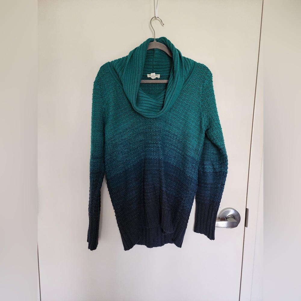Vintage St. John’s Bay Ombré Cowl Neck Sweater